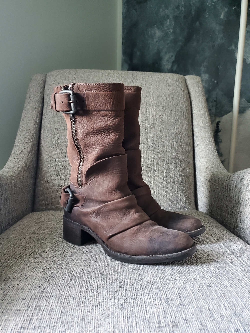 ✅ Vera Wang Lavender Moro Boots, Brown (38.5)